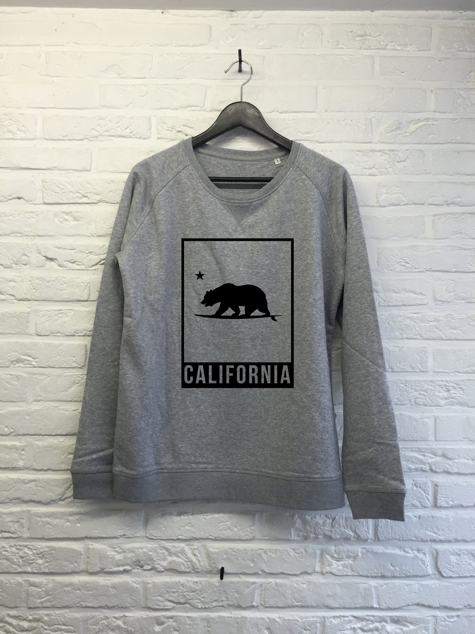 California bear cadre - Sweat - Femme-Sweat shirts-Atelier Amelot