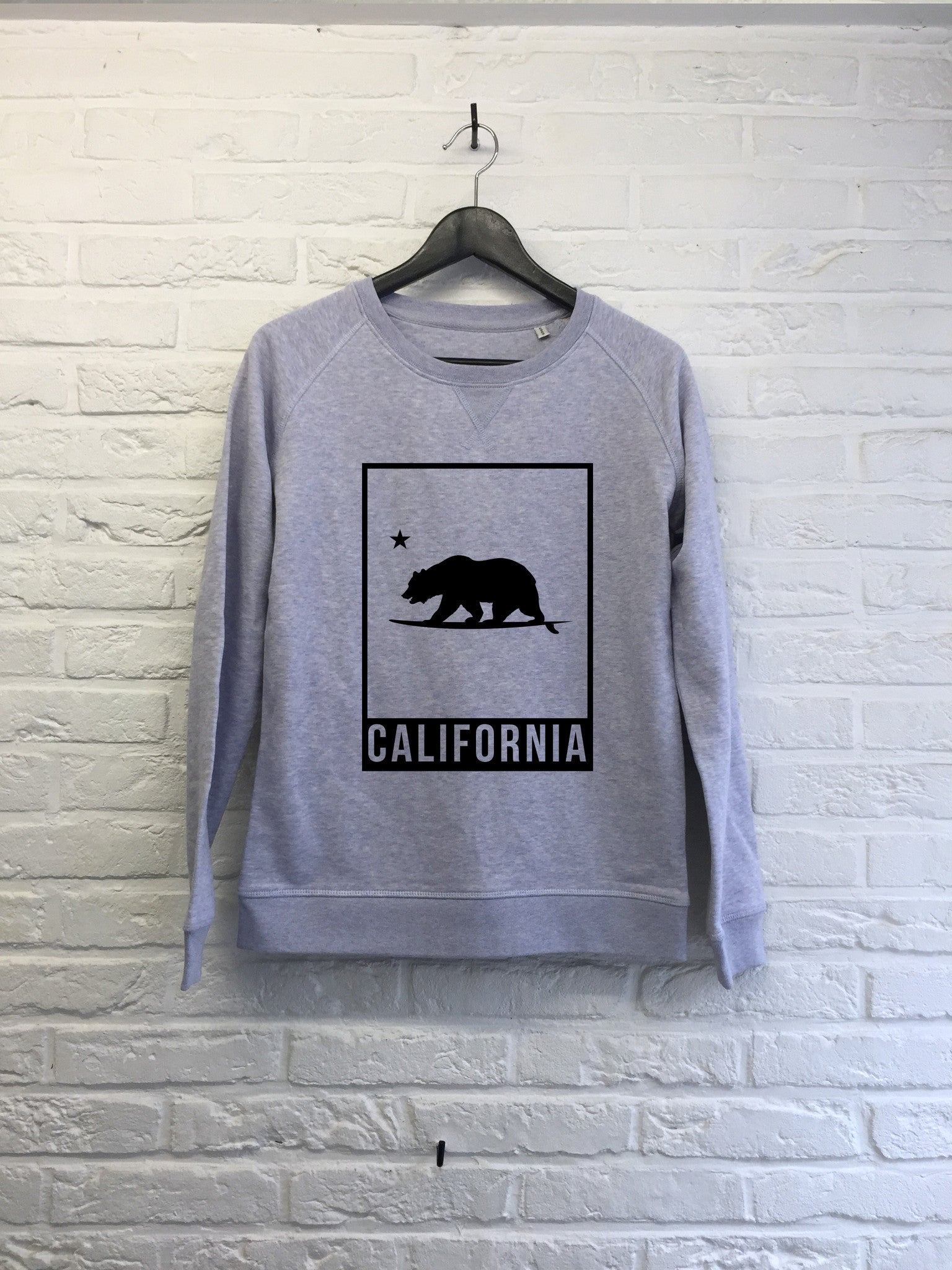 California bear cadre - Sweat - Femme-Sweat shirts-Atelier Amelot