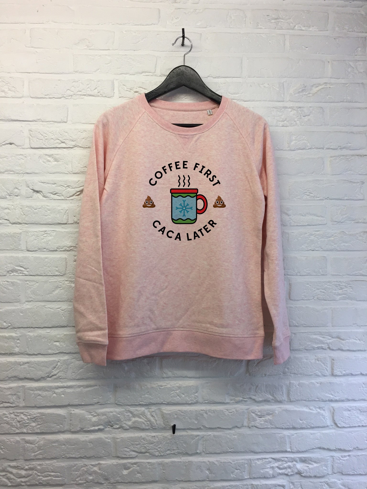 Coffee first Caca later - Sweat - Femme-Sweat shirts-Atelier Amelot