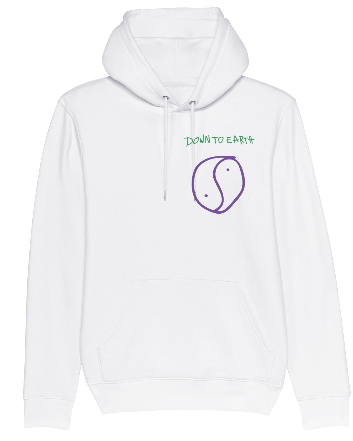Hoodie Down To earth White