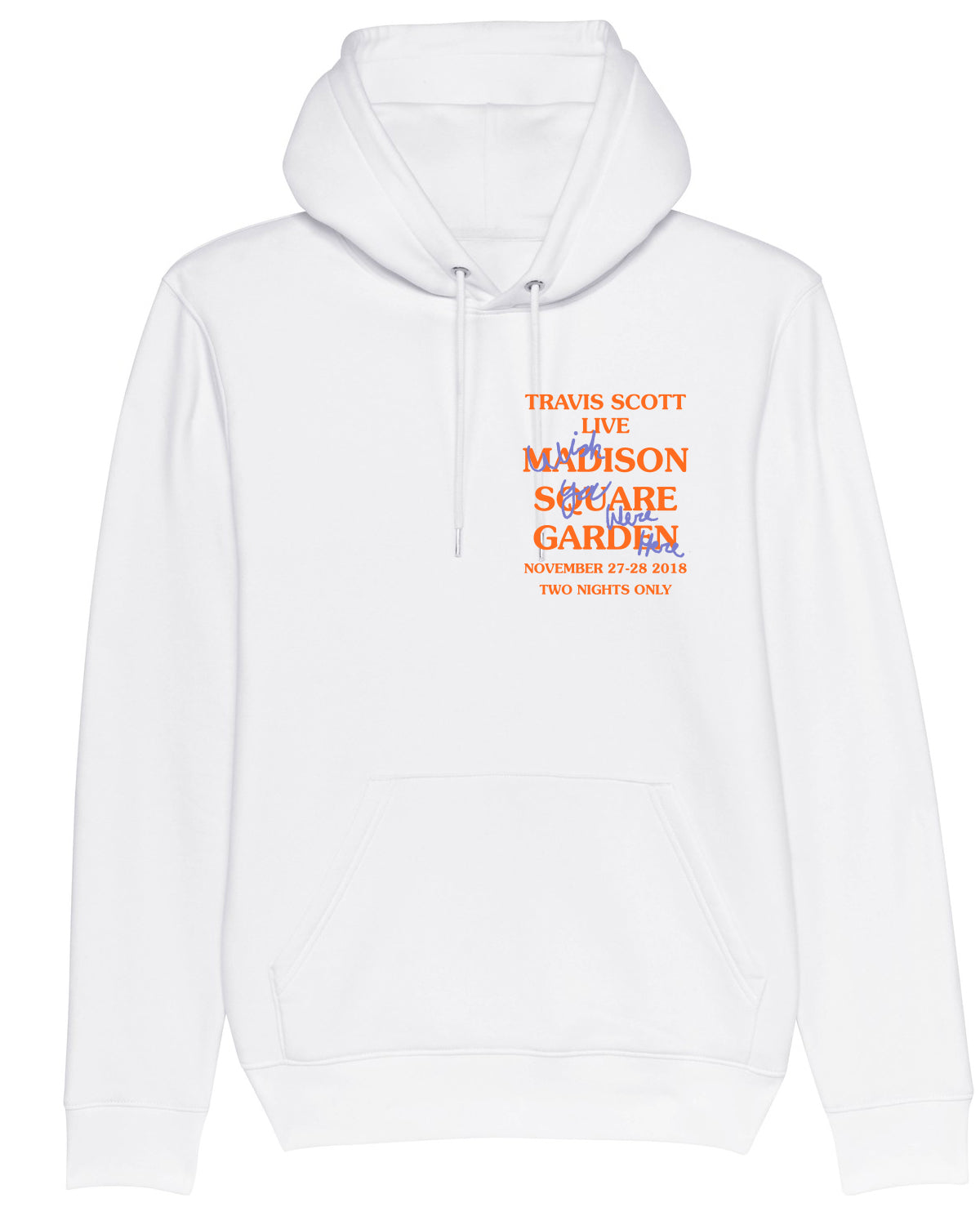 Hoodie Madison Square Garden Wish You Were Here Orange