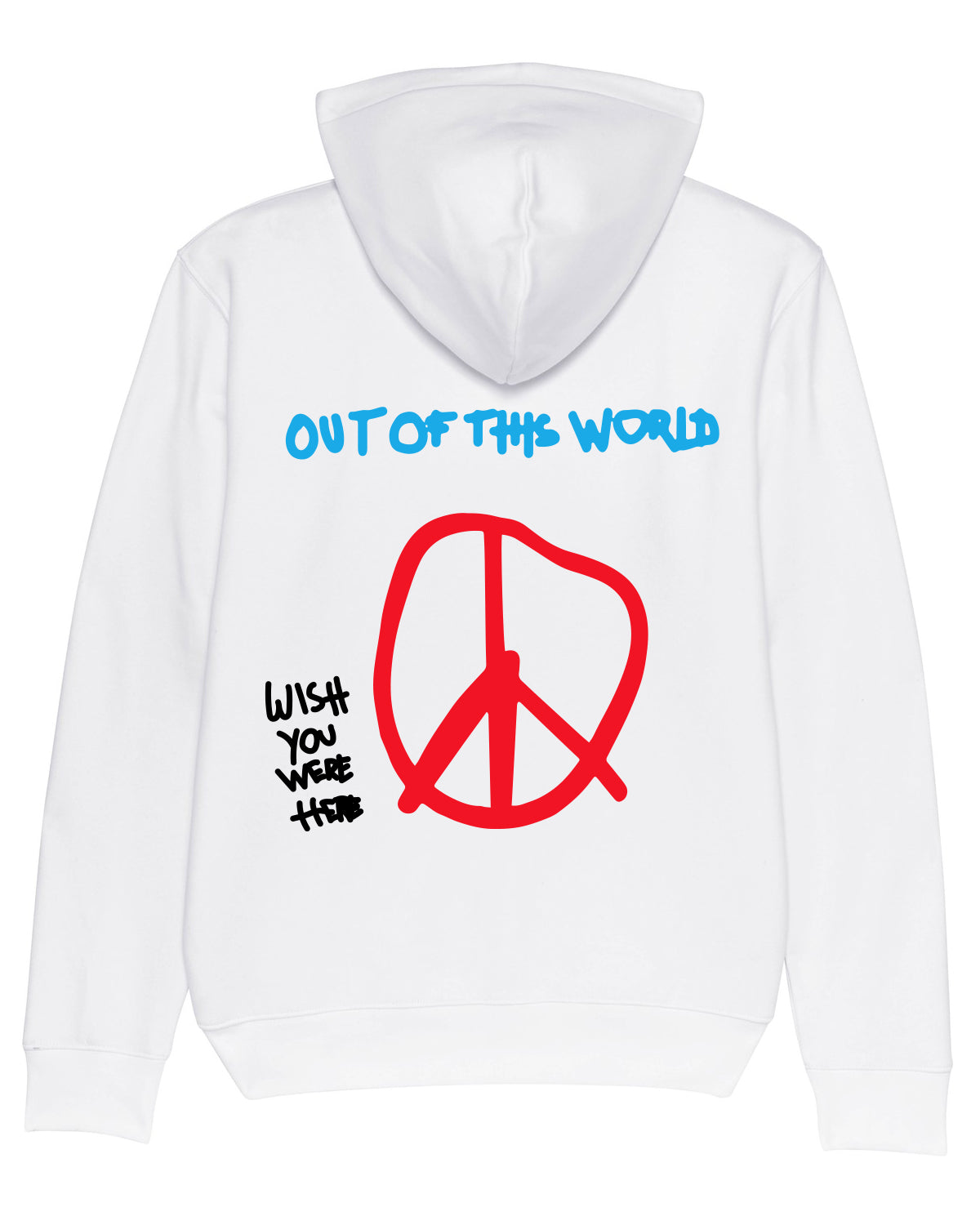 Hoodie Thrills and Chills Out of this world White