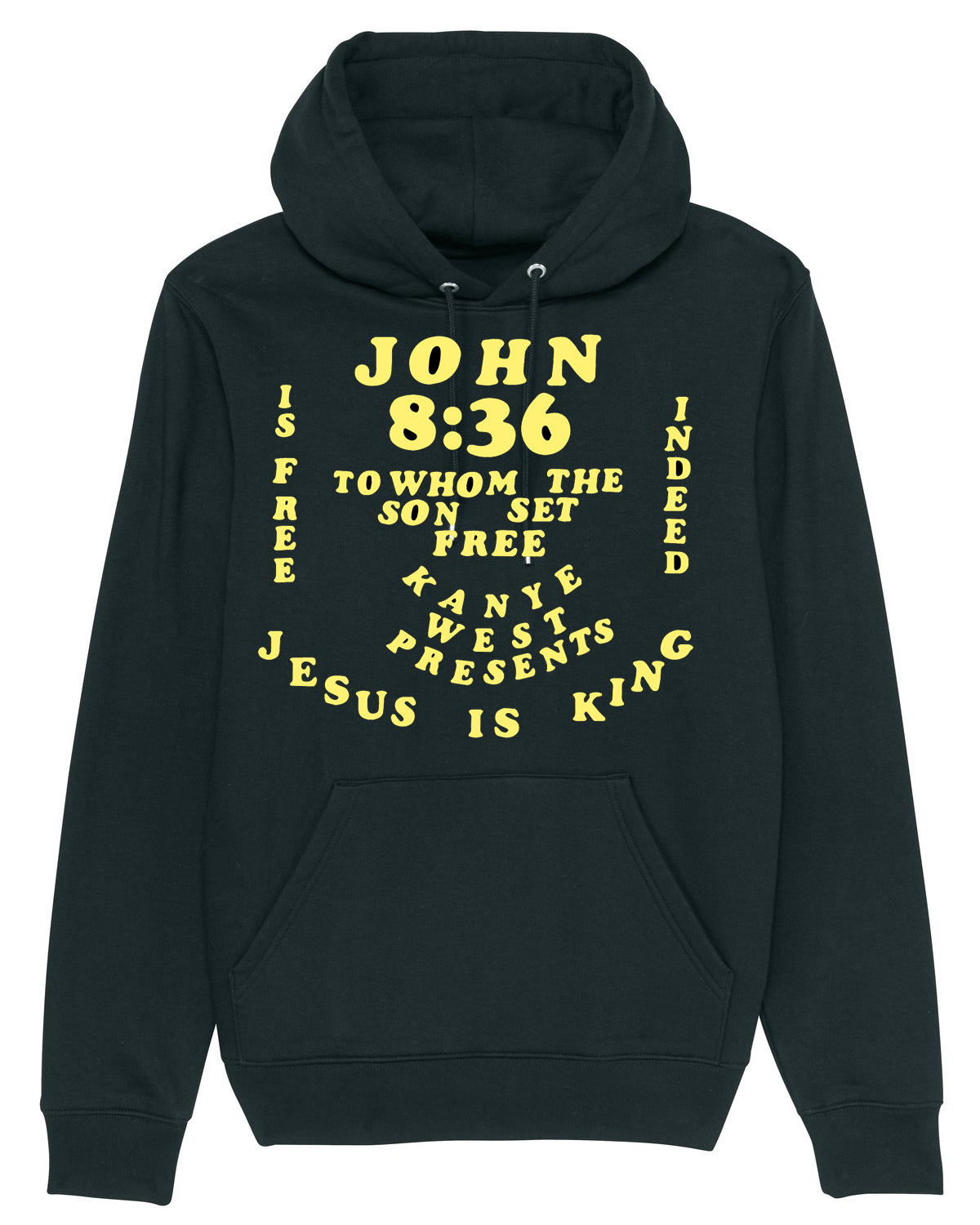 Hoodie Kanye John is free 8:36 Black