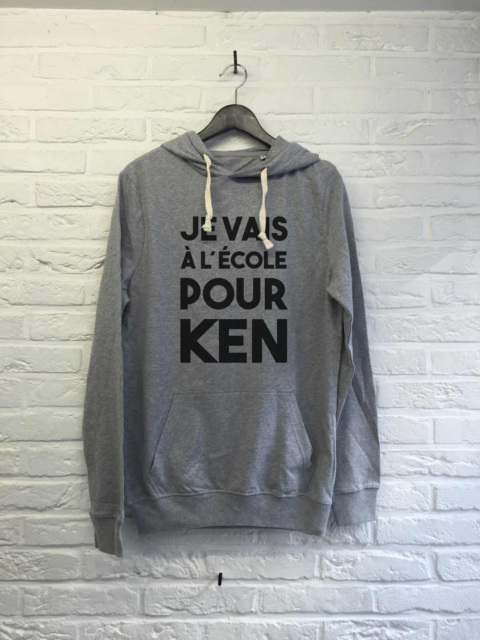 Je vais à l'ecole pour Ken - Hoodie super soft touch-Sweat shirts-Atelier Amelot