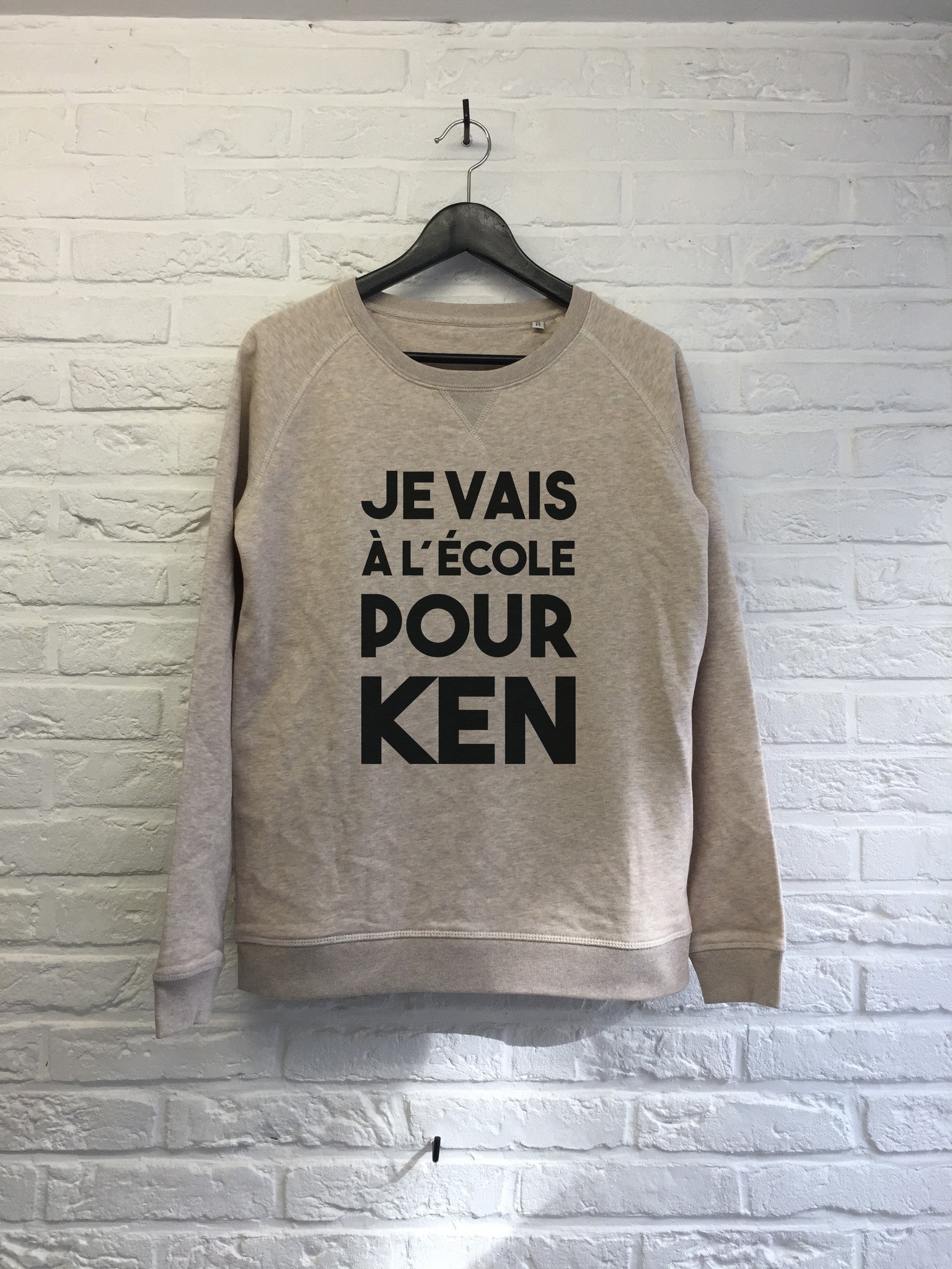 Je vais a l'ecole pour Ken- Sweat - Femme-Sweat shirts-Atelier Amelot