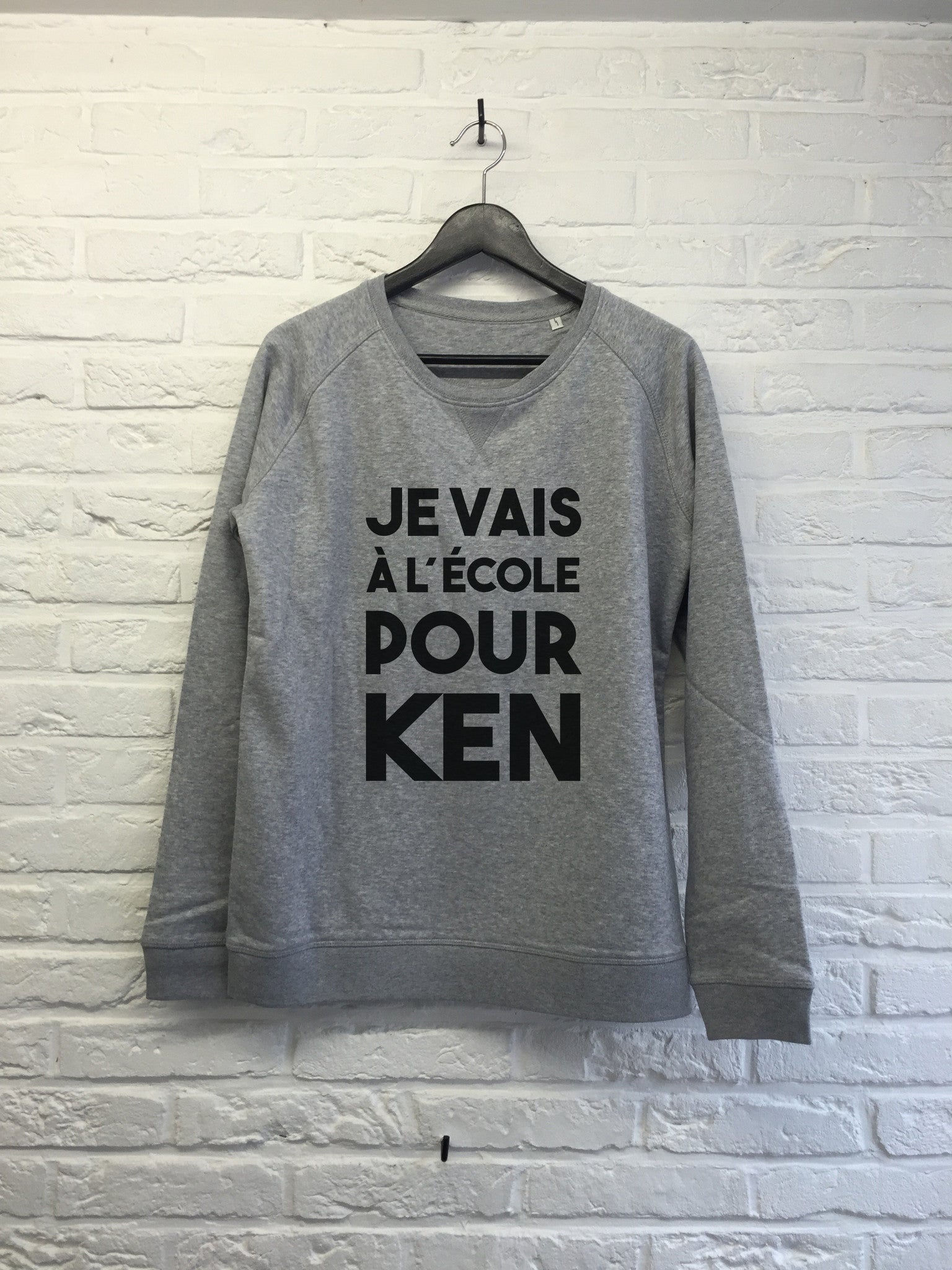 Je vais a l'ecole pour Ken- Sweat - Femme-Sweat shirts-Atelier Amelot