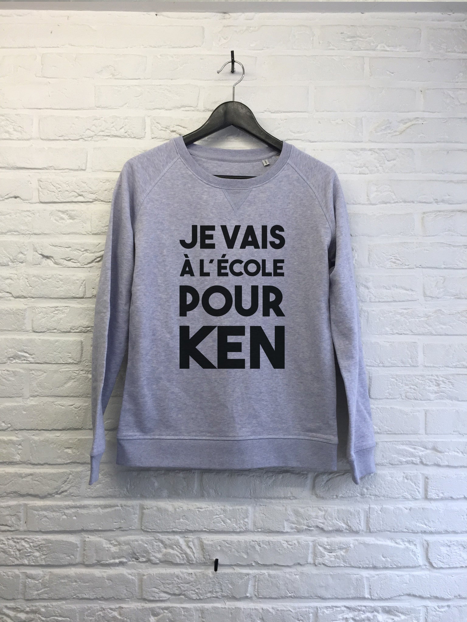 Je vais a l'ecole pour Ken- Sweat - Femme-Sweat shirts-Atelier Amelot