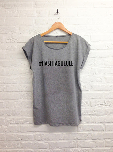 Hashtagueule - Femme gris-T shirt-Atelier Amelot