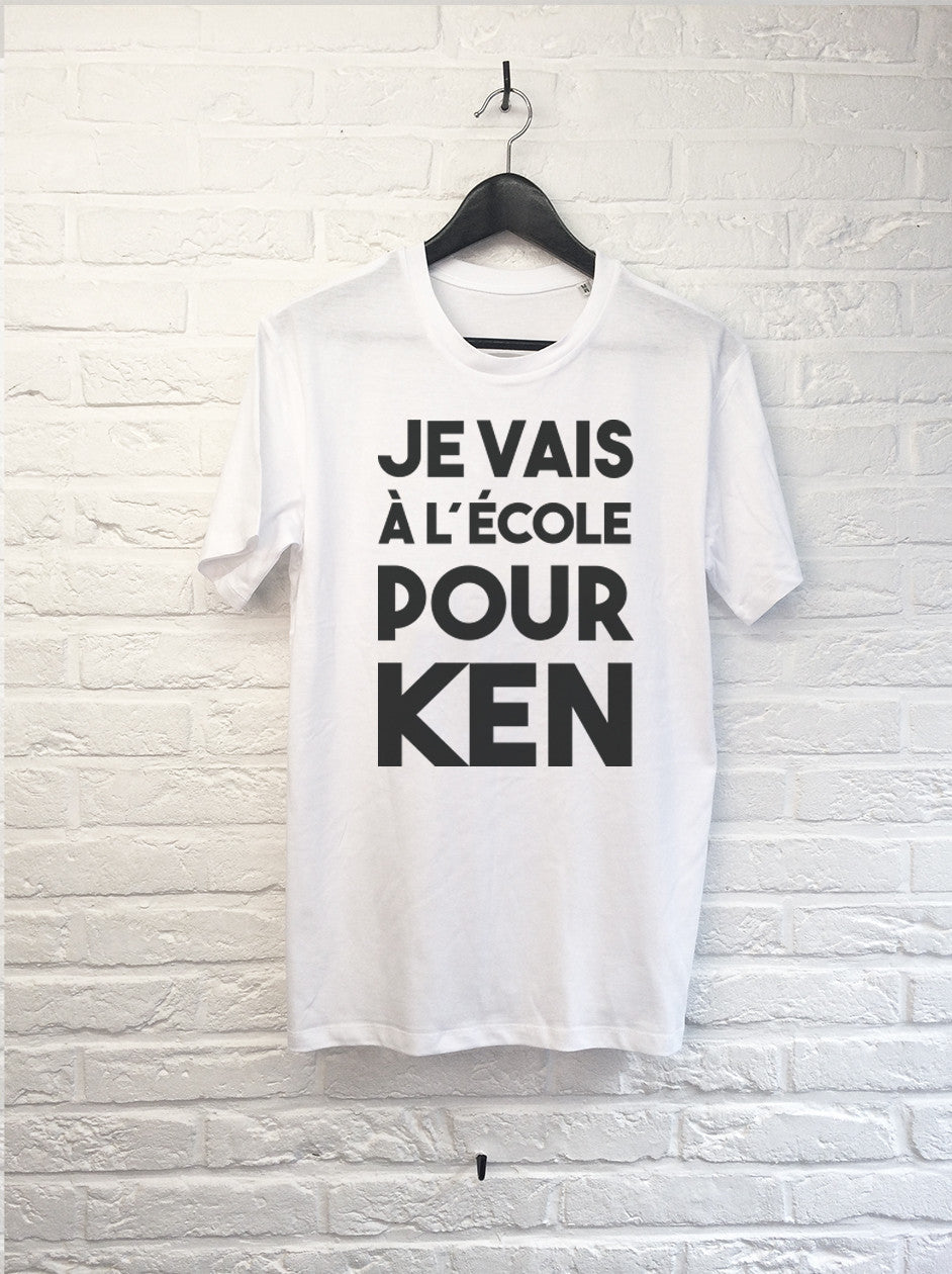 Je vais à l'école pour ken-T shirt-Atelier Amelot