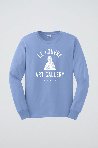 Le Louvre - T-Shirt manches longues rose-T shirt-Atelier Amelot