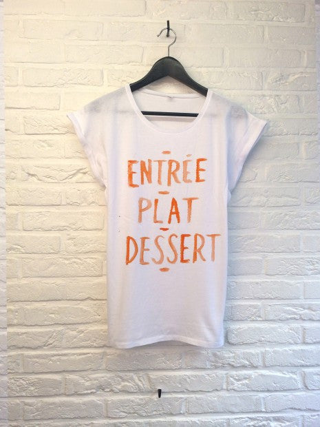 TH Gallery -Entrée Plat Dessert - Femme-T shirt-Atelier Amelot
