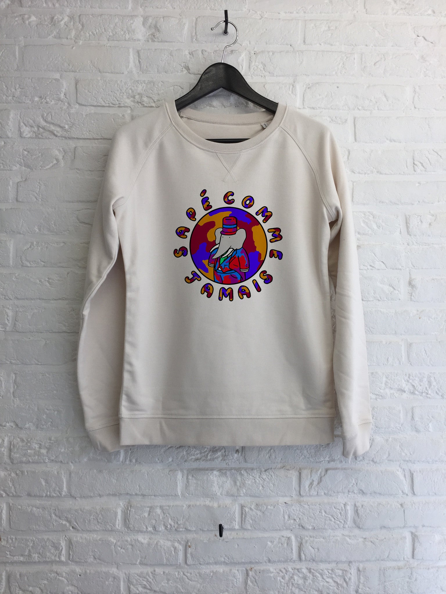 Babar sapé comme jamais - Sweat Femme-Sweat shirts-Atelier Amelot