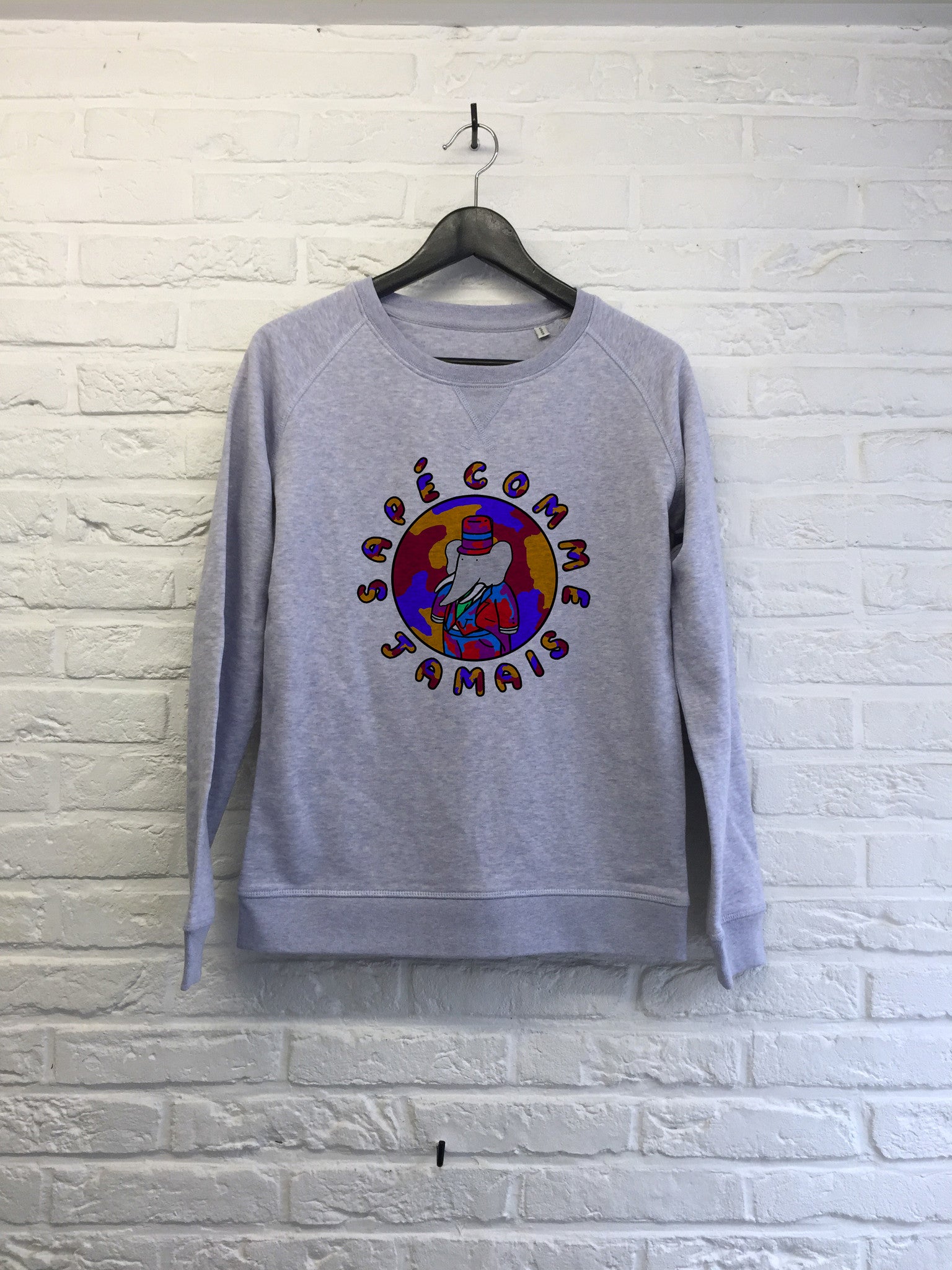Babar sapé comme jamais - Sweat Femme-Sweat shirts-Atelier Amelot