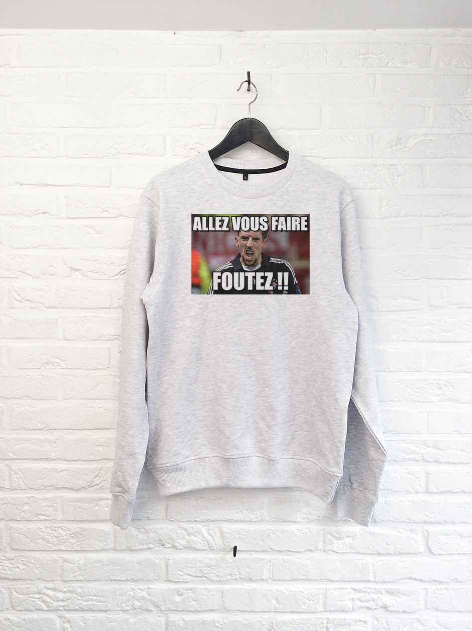 Ribéry Allez vous faire foutez - Sweat-Sweat shirts-Atelier Amelot