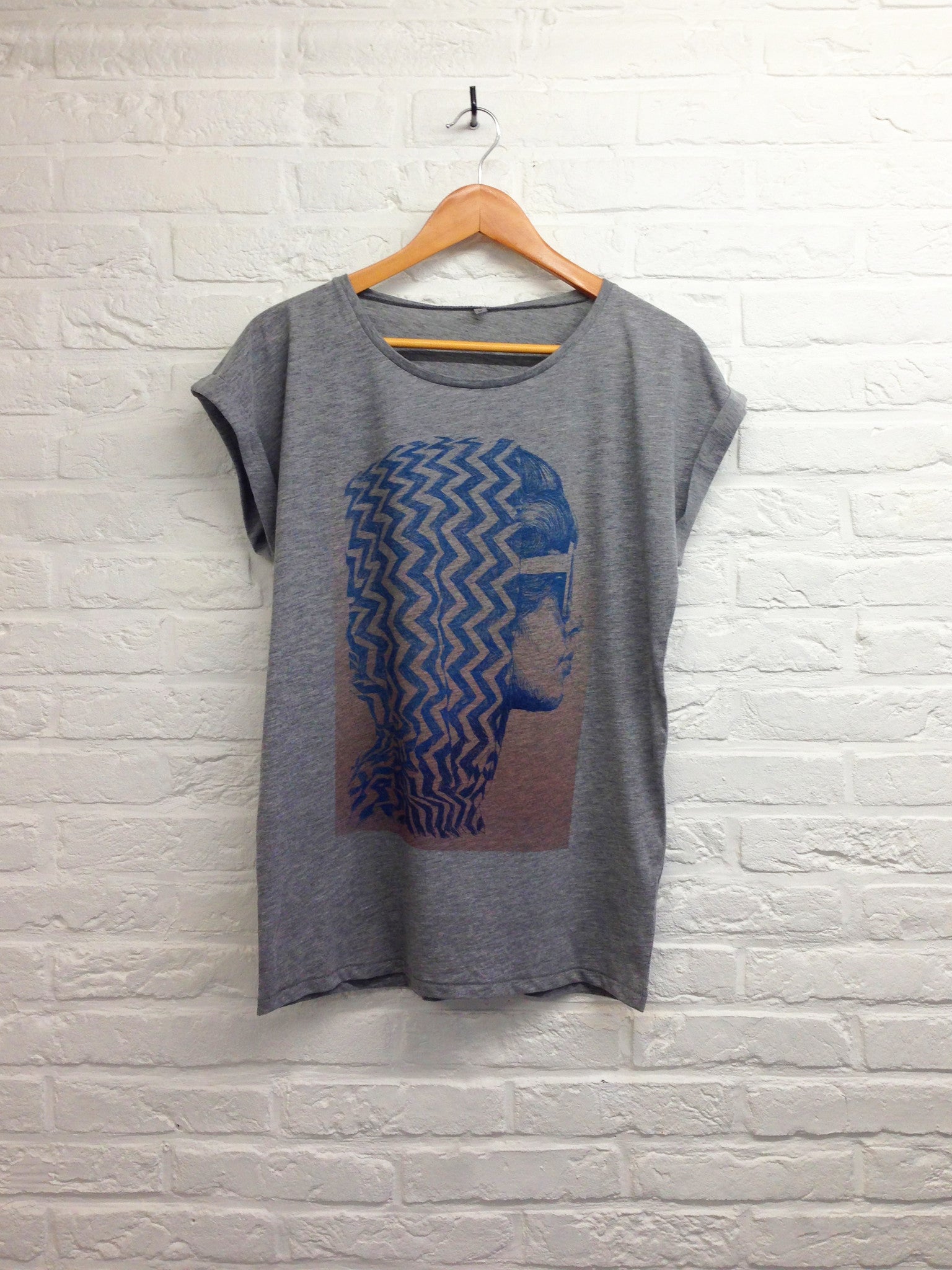TH Gallery - California Girl - Gris - Femme-T shirt-Atelier Amelot