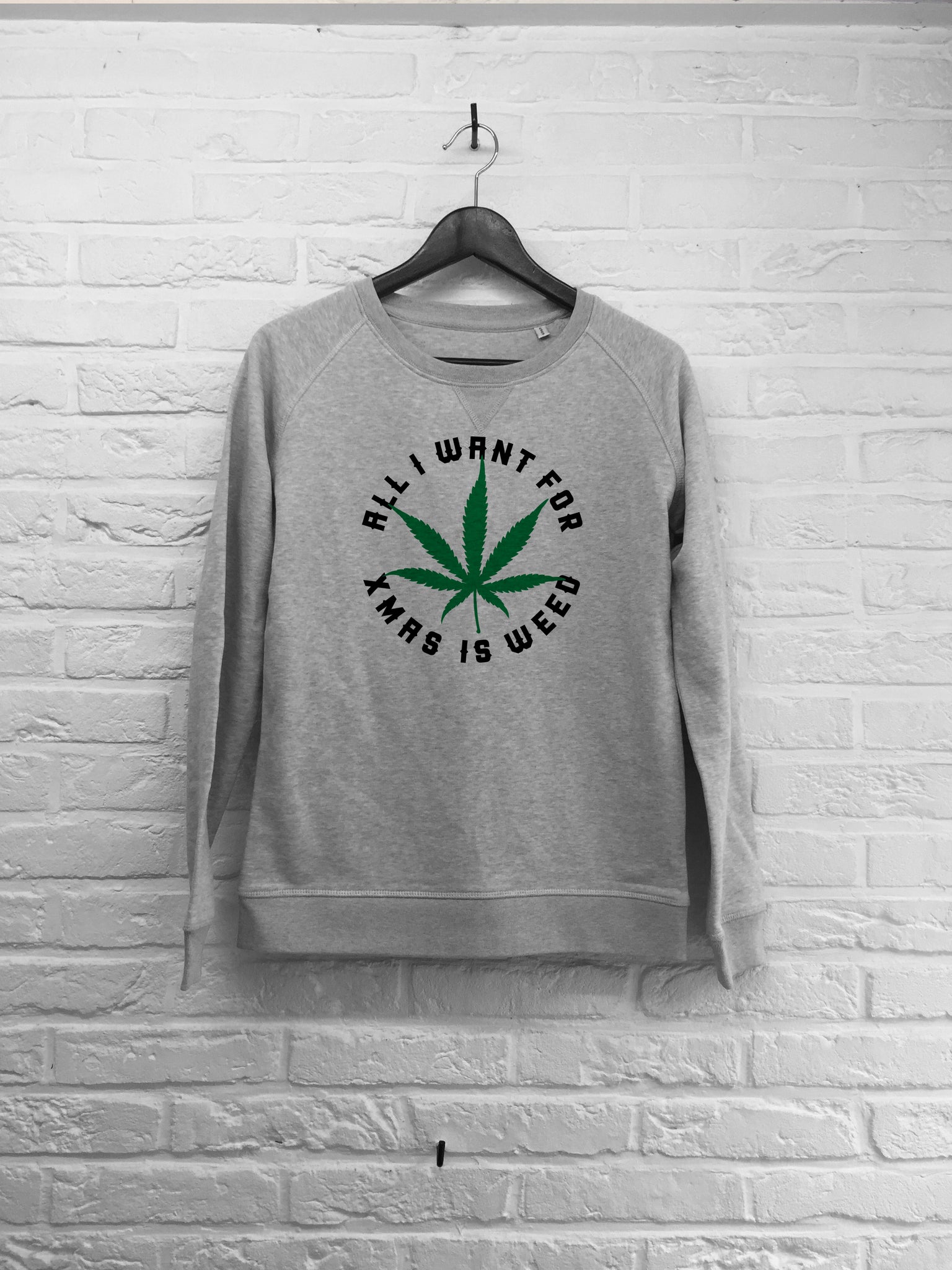 All I want for xmas is weed - Sweat - Femme-Sweat shirts-Atelier Amelot