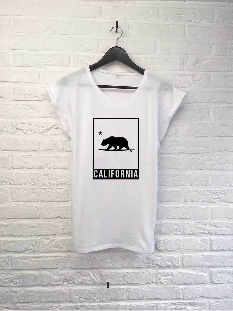 California bear cadre - Femme-T shirt-Atelier Amelot