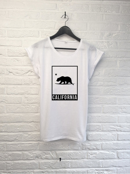 California bear cadre - Femme-T shirt-Atelier Amelot