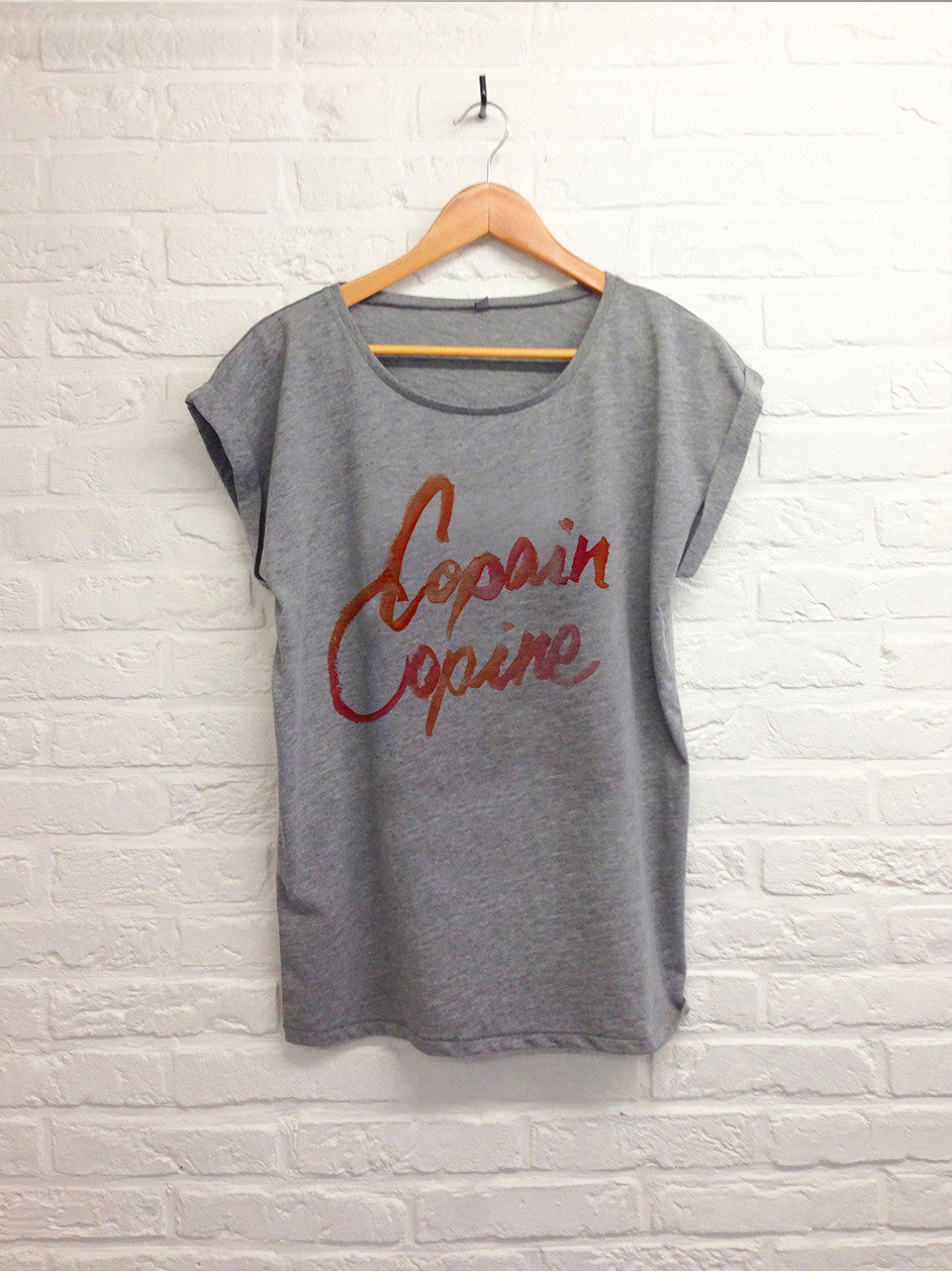 TH Gallery - Copain copine - Femme gris-T shirt-Atelier Amelot