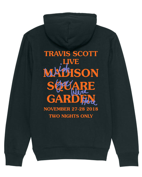 Hoodie Madison Square Garden Black Orange