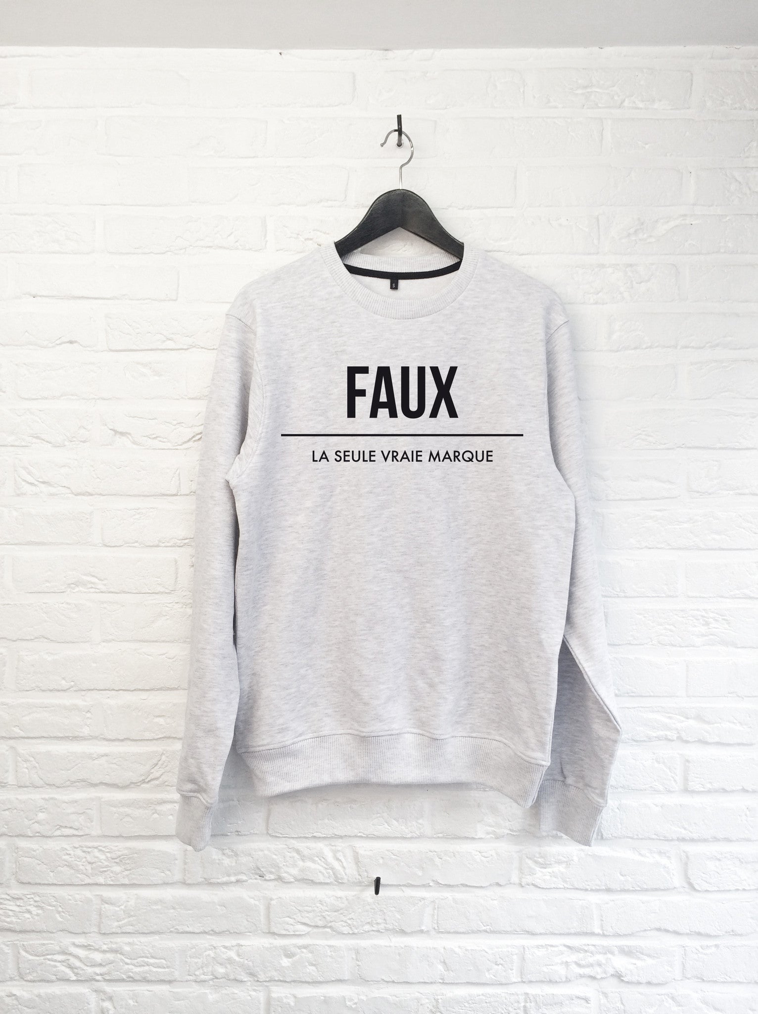 FAUX gris-Sweat shirts-Atelier Amelot