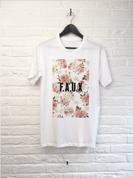 FAUX Rose-T shirt-Atelier Amelot