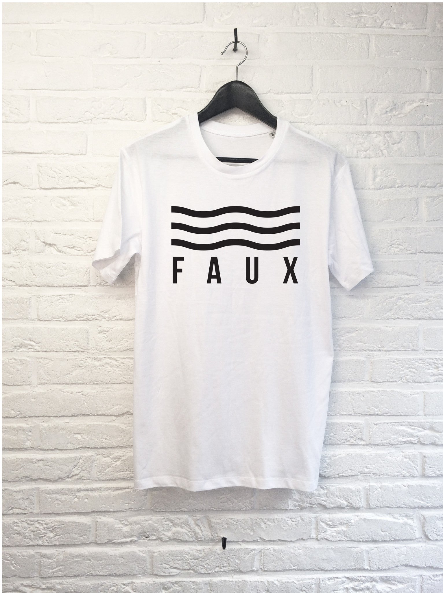 FAUX Vague-T shirt-Atelier Amelot