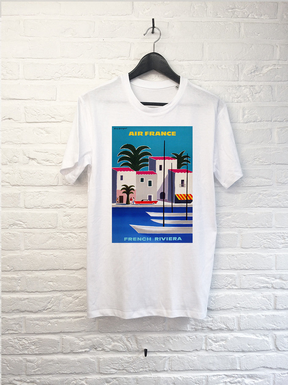 FAUX - Air France French Riviera-T shirt-Atelier Amelot
