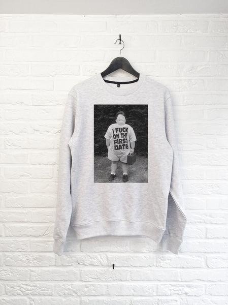 I F*** on the first date - Sweat-Sweat shirts-Atelier Amelot