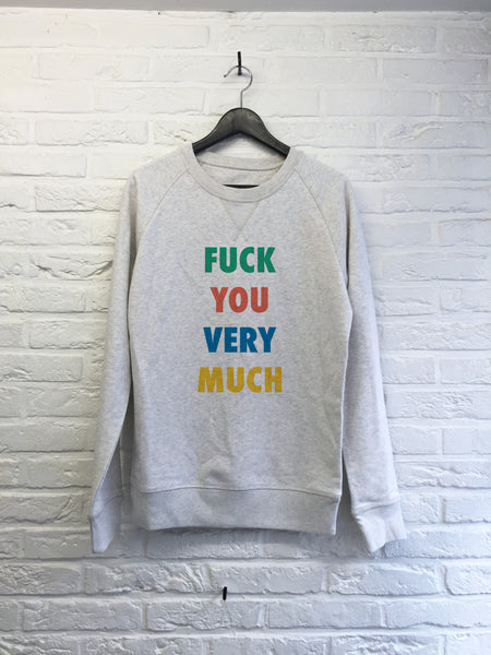 F*** you very much - Sweat Deluxe-Sweat shirts-Atelier Amelot