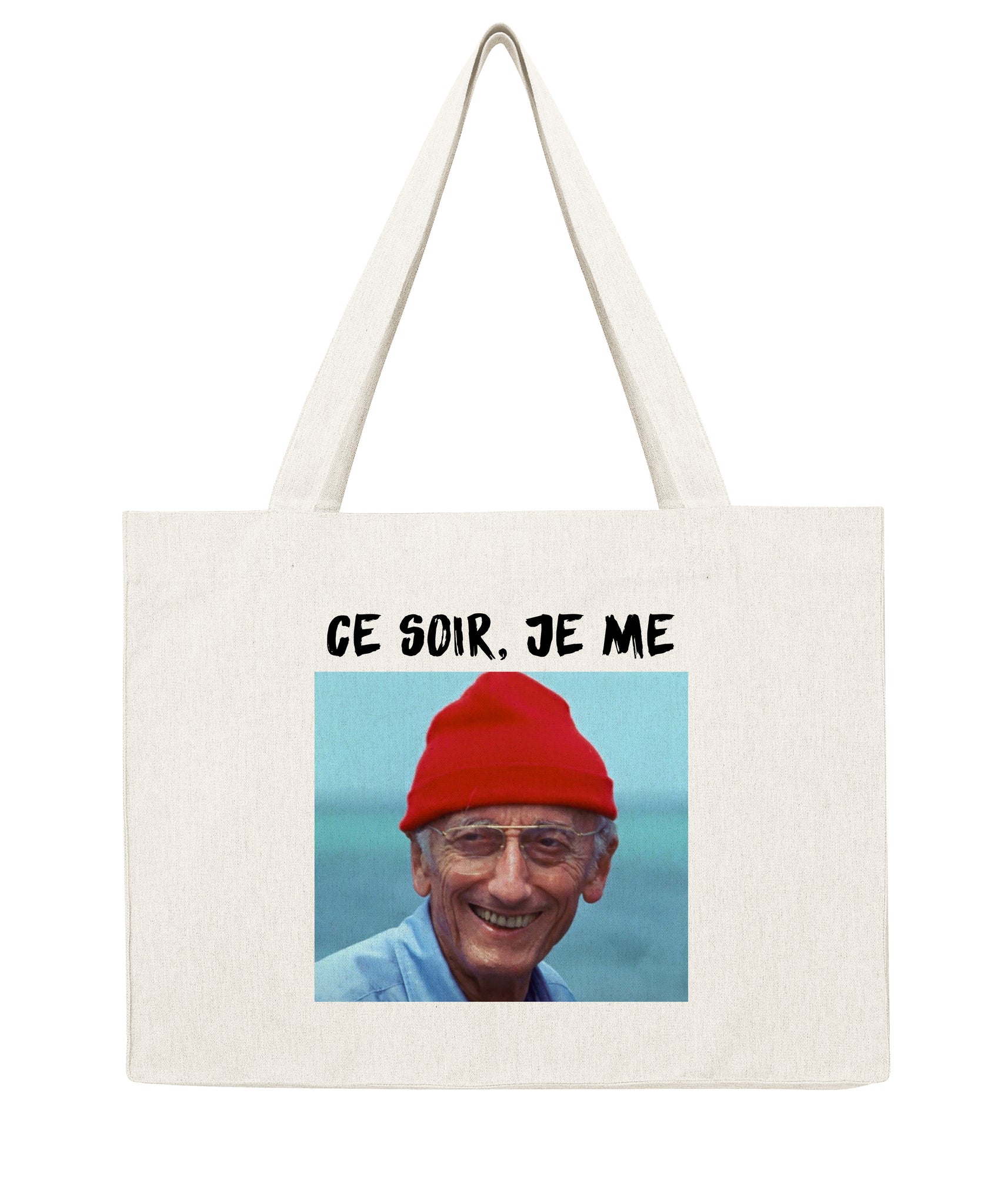 Cousteau couche-tôt - Shopping bag-Sacs-Atelier Amelot