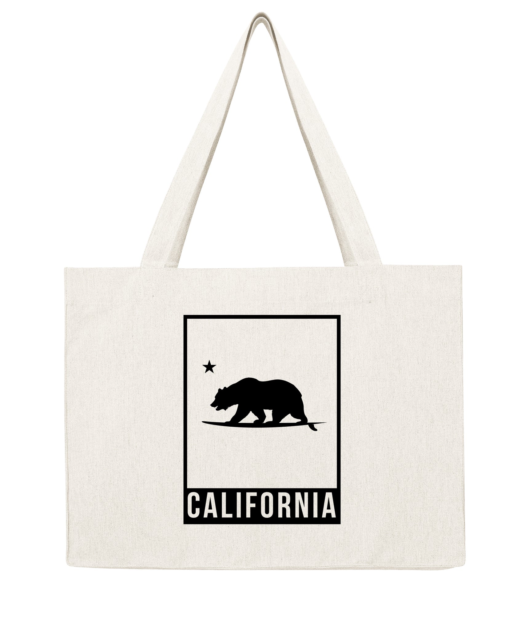 California Bear cadre - Shopping bag-Sacs-Atelier Amelot