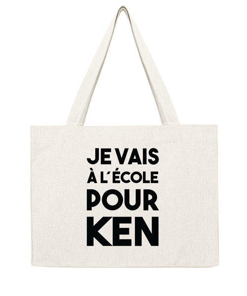 Je vais à l'école pour ken - Shopping bag-Sacs-Atelier Amelot