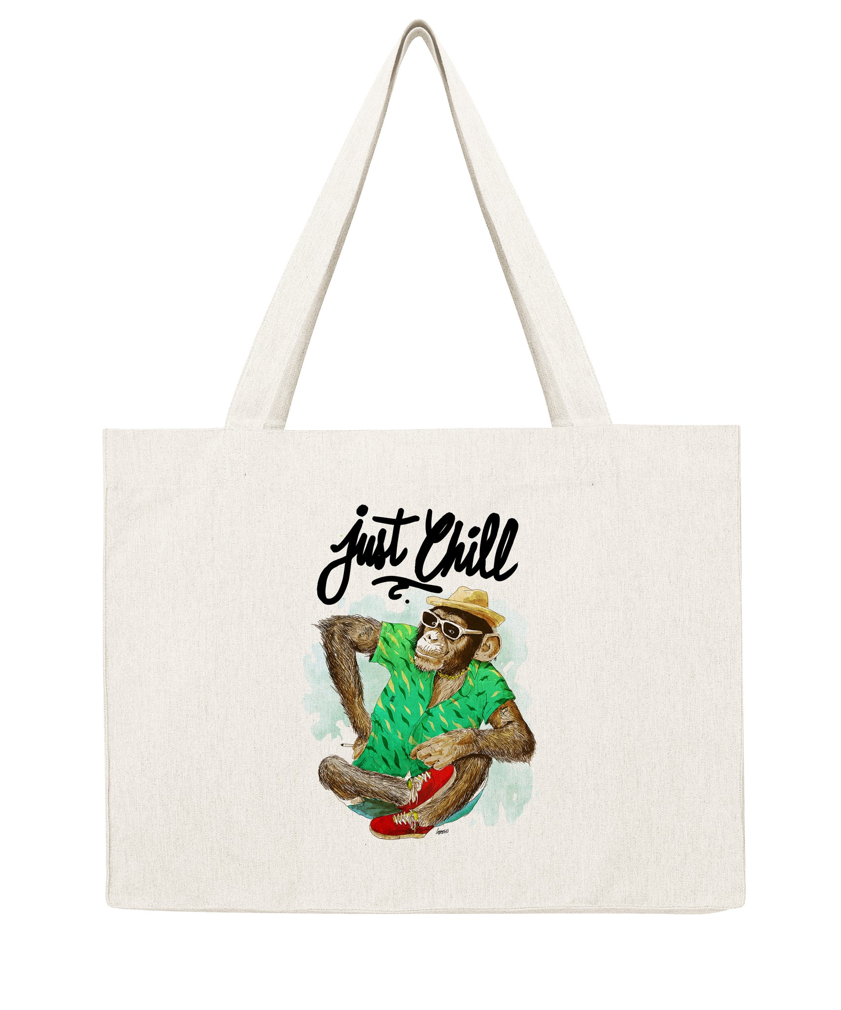 Singe just chill - Shopping bag-Sacs-Atelier Amelot