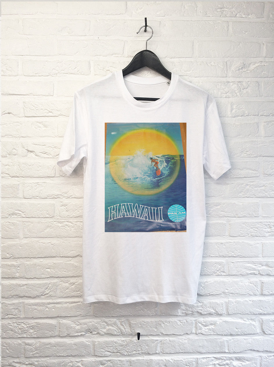 Hawaii Poster-T shirt-Atelier Amelot