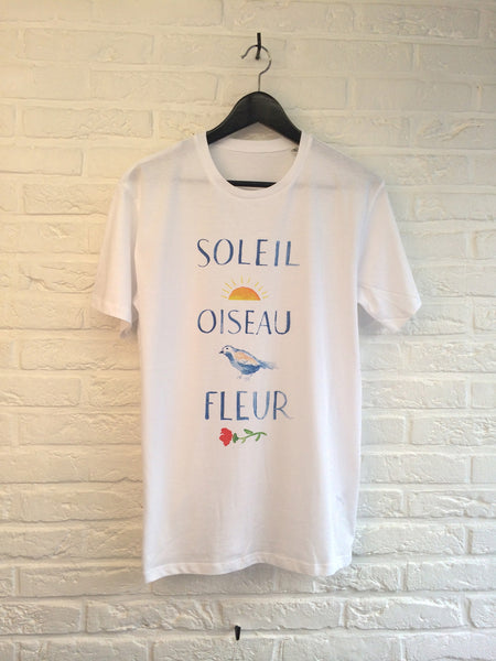 TH Gallery - Soleil Oiseau Fleur-T shirt-Atelier Amelot