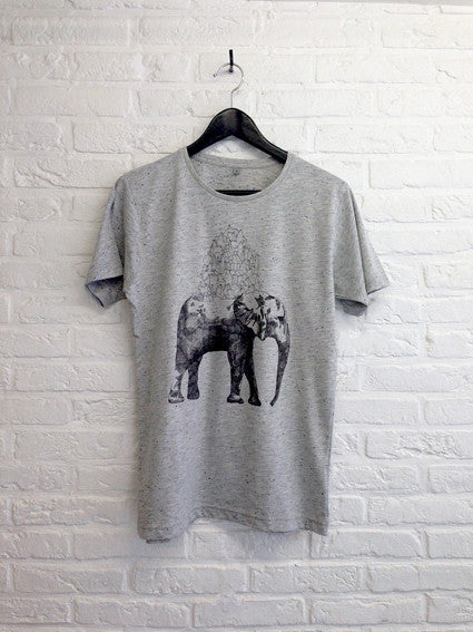 TH Gallery - Elephant speckled gris-T shirt-Atelier Amelot