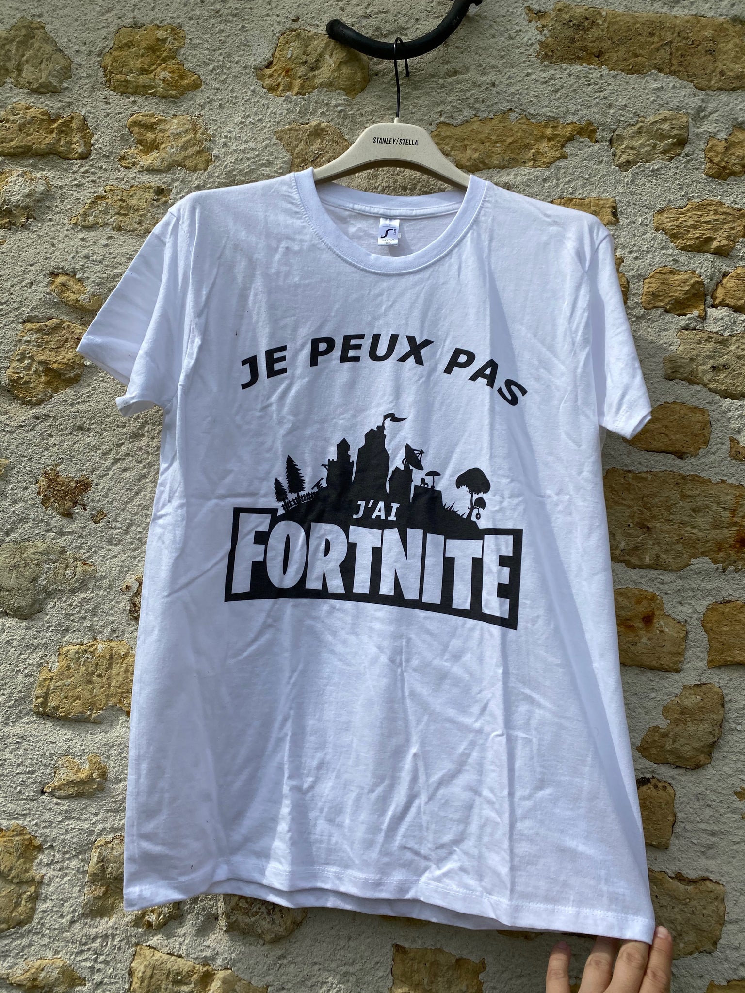 Fortnite Merch Tee Shirt Homme Fortnite T Shirt Je Peux Pas J'ai