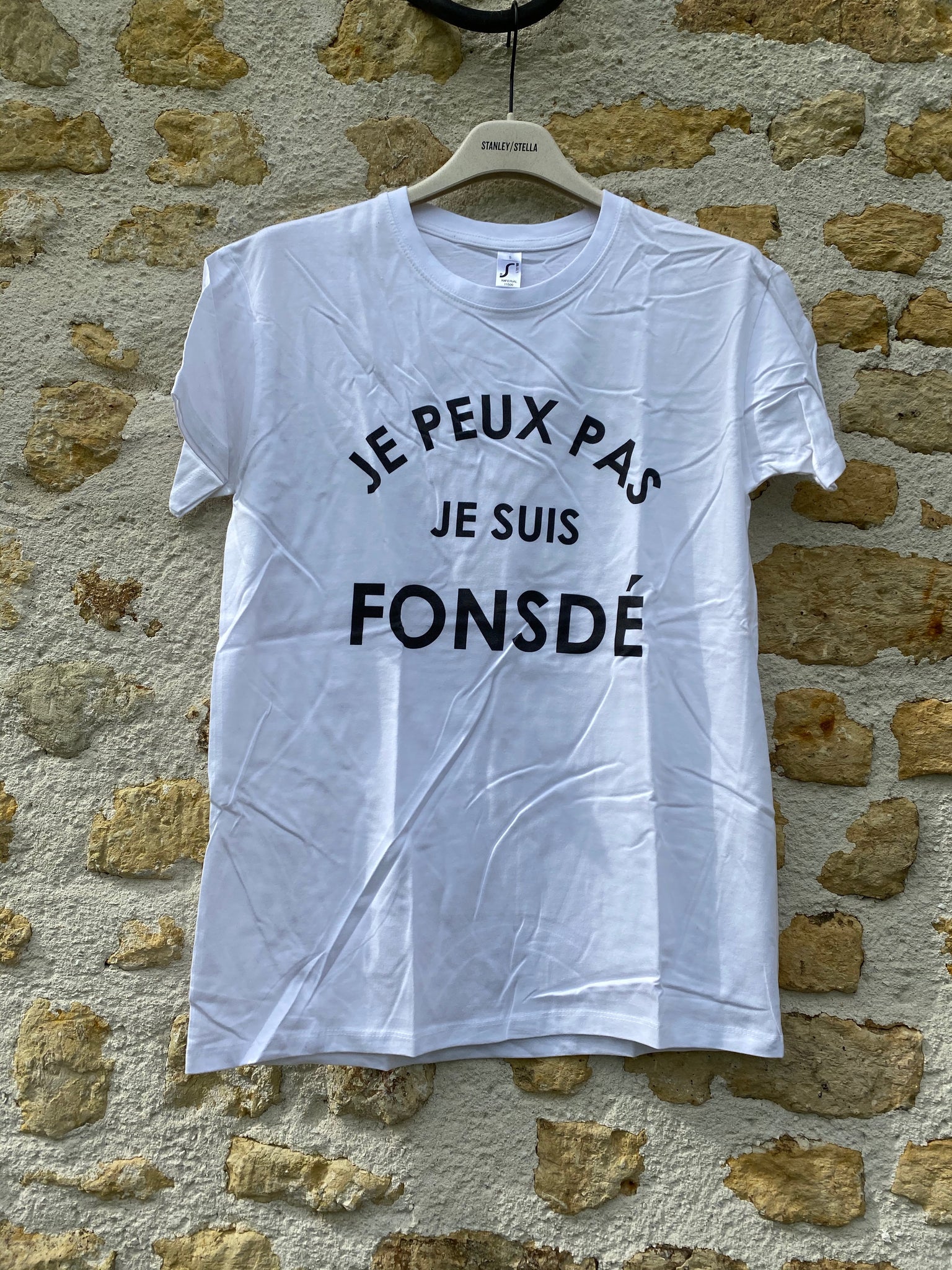 T shirt je peux pas je suis fonsdé