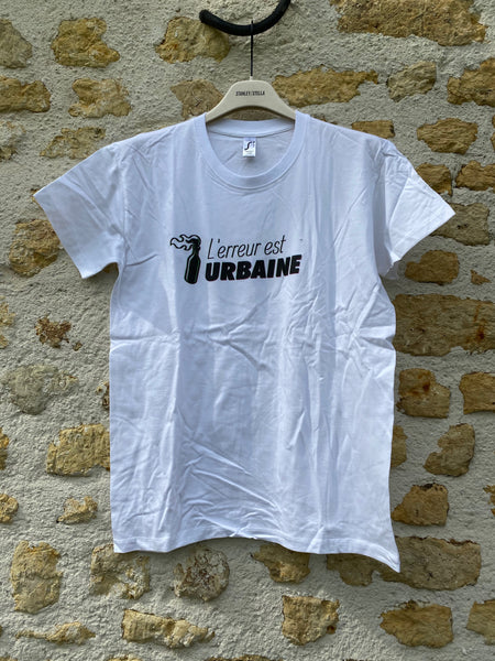 T shirt l'erreur est urbaine