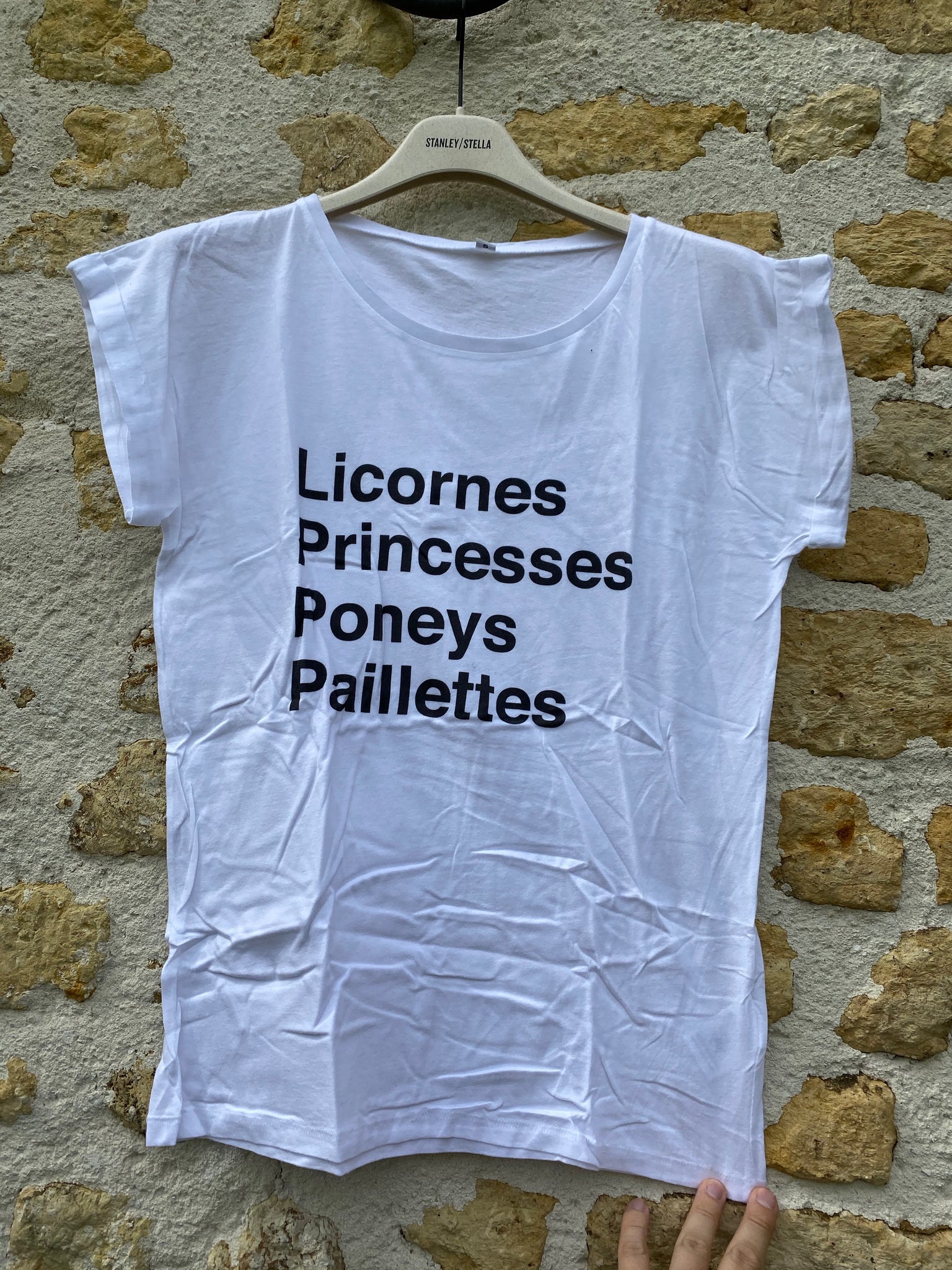 T shirt licorne princesse poney