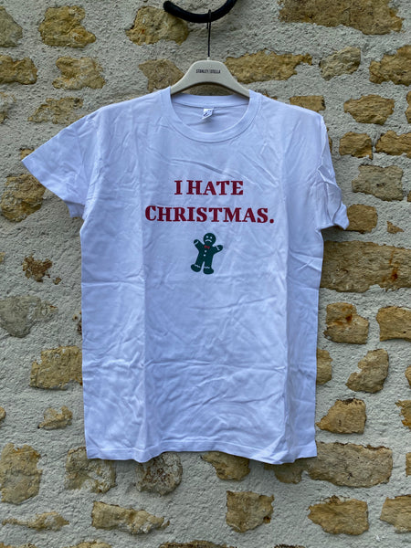 T shirt I hate Christmas