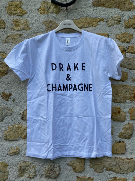 T shirt drake and champagne