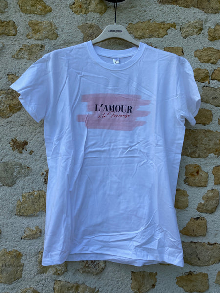 T shirt l'amour a la française