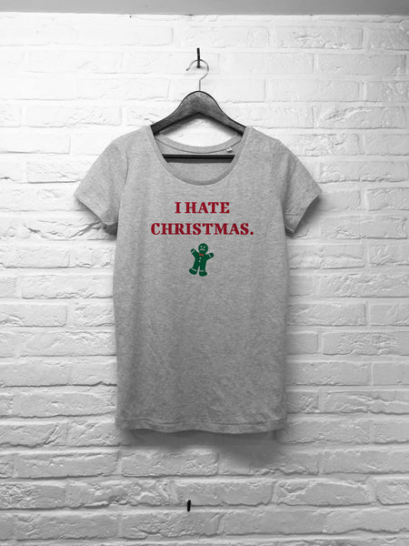 I hate Christmas - Femme - Gris-T shirt-Atelier Amelot
