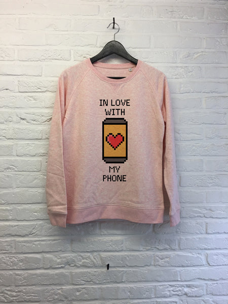 In love with my phone - Sweat - Femme-Sweat shirts-Atelier Amelot