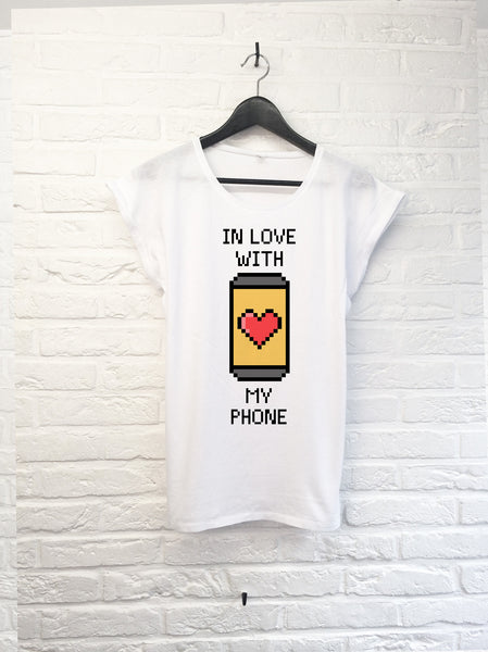 In love with my phone - Femme-T shirt-Atelier Amelot