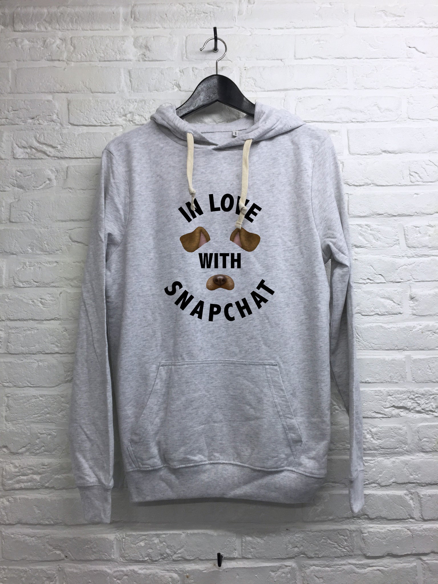In love with Snapchat - Hoodie super soft touch-Sweat shirts-Atelier Amelot