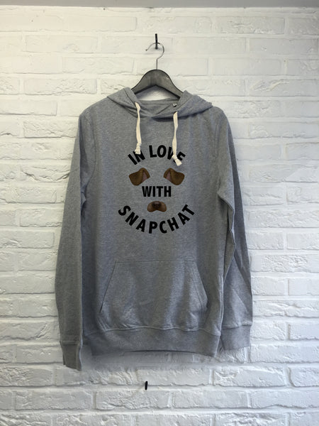 In love with Snapchat - Hoodie super soft touch-Sweat shirts-Atelier Amelot