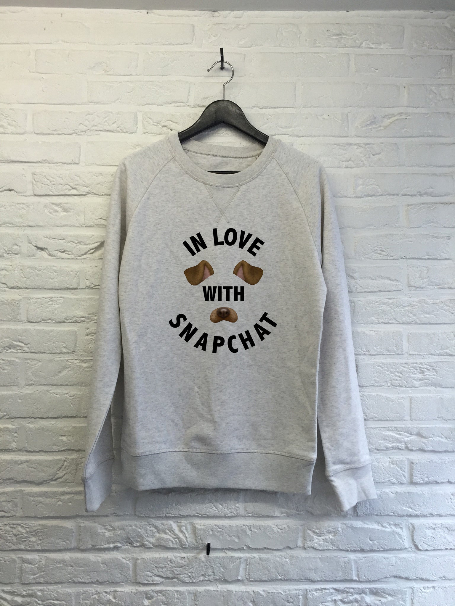 In love with Snapchat - Sweat Deluxe-Sweat shirts-Atelier Amelot